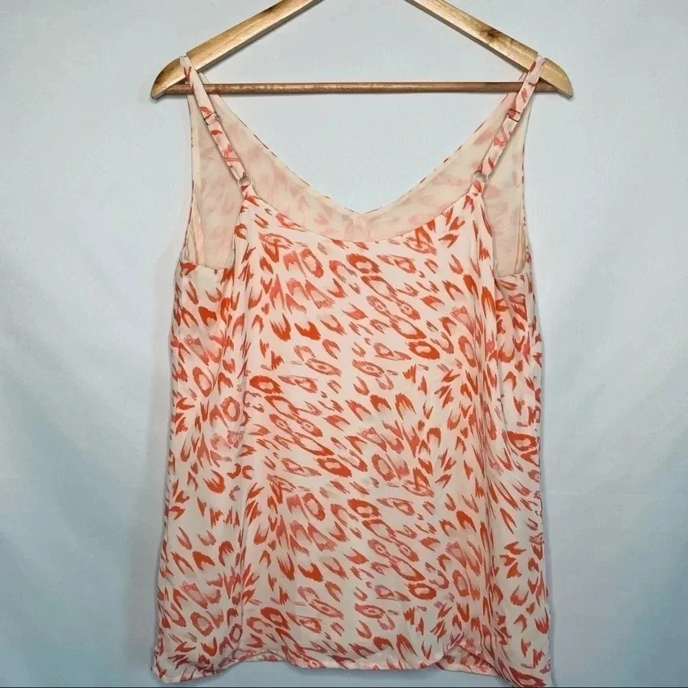 CAbi 267 Flirty Coral Animal Print Cami Top Size Small - Picture 7 of 10